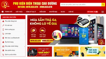 Mẫu-website-bán-điện-thoại---Thiết-kế-website-tại-Ninh-Bình