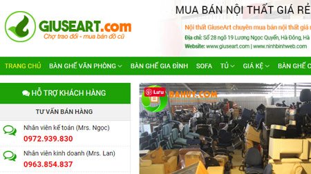 Mẫu-website-bán-đồ-cũ---Thiết-kế-website-Ninh-Bình