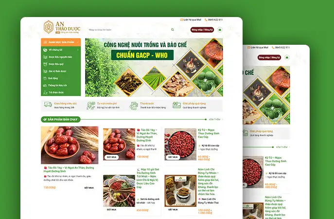 Mẫu-web-công-ty-thảo-dược